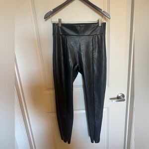 Faux leather leggings